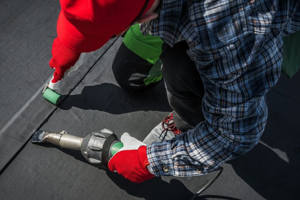 EPDM Roof Membrane Rubber Installation - Madison WI